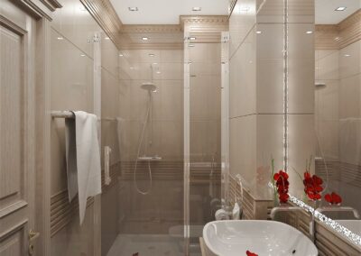 Florence Grand Palace 3-Zimmer-Wohnung Bad 1 Beispiel