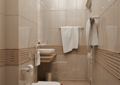 Florence Grand Palace 3-Zimmer-Wohnung Bad 2 Beispiel