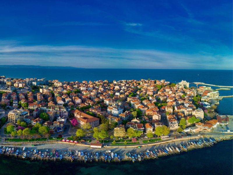 Pomorie Bulgarien Panorama LeSar Immobilien Bulgarien